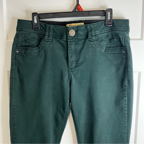 Democracy Ab Technology Ankle Skinny Jeans Size 10 Green B1304PEXX Slimming - Picture 3 of 15